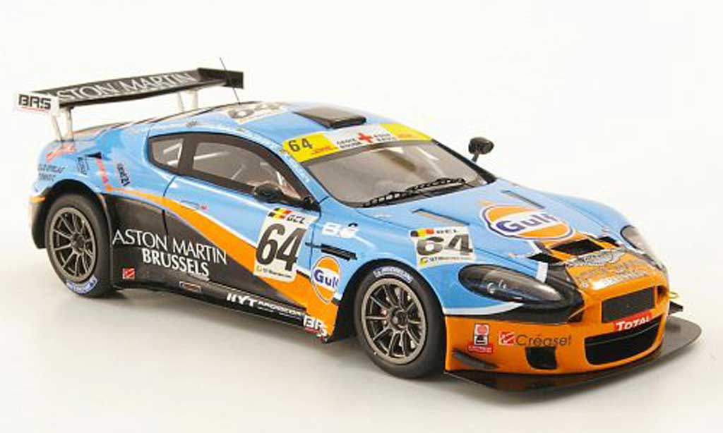 Aston Martin DBRS9 1/43 Spark No.64 Brussels Racing 24h Spa 2010 modellino in miniatura