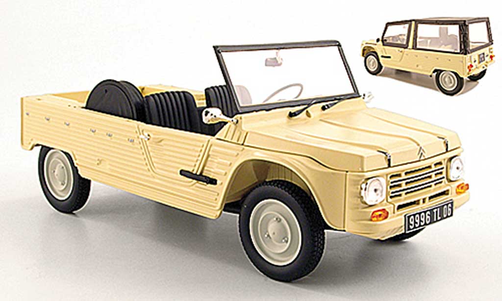 Citroen Mehari 1/18 Norev beige 1983 modellino in miniatura