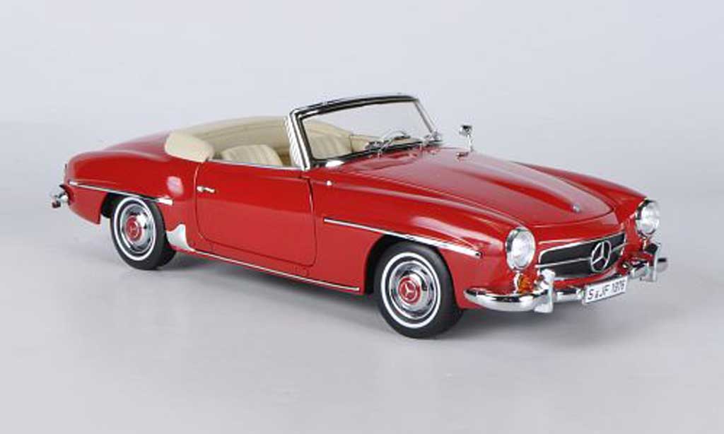 Mercedes 190 SL 1/18 Norev SL rosso 1957 modellino in miniatura