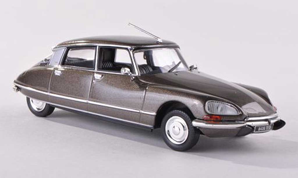 Citroen DS 23 1/43 Norev 23 Pallas grigio-brun 1972 modellino in miniatura