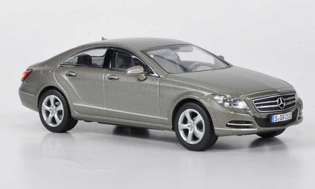 Mercedes Classe CLS 1/43 Norev (C 218) mattgrigio 2010 modellino in miniatura