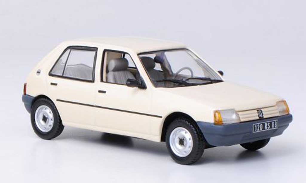 Peugeot 205 GL 1/43 Norev GL GL beige Vierturer 1988 modellino in miniatura