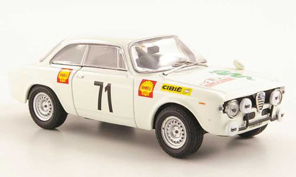 Alfa Romeo Giulia 1600 GTA 1/43 M4 1600 GTA No.71 Tour de Corse 1969 modellino in miniatura