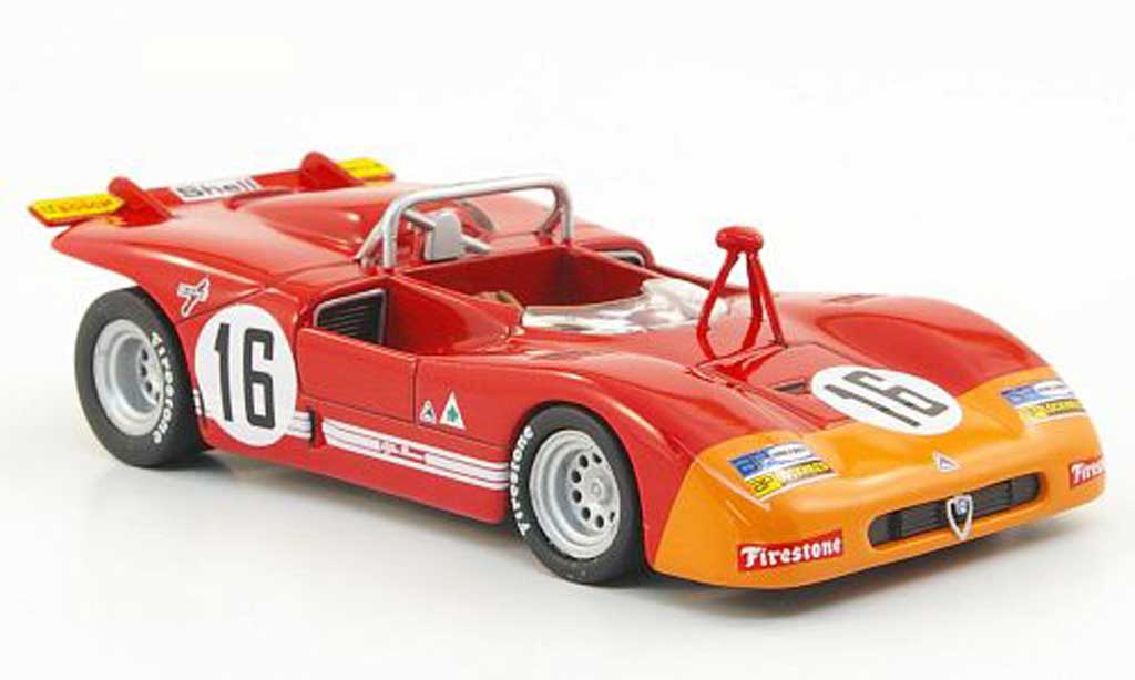 Alfa Romeo 33.3 1971 1/43 M4 1971 No.16 Monza modellino in miniatura