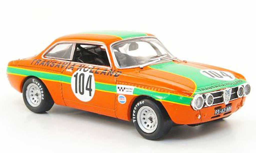 Alfa Romeo Giulia GT Am 1/43 M4 GT Am No.104 Zandvoort 1970 modellino in miniatura