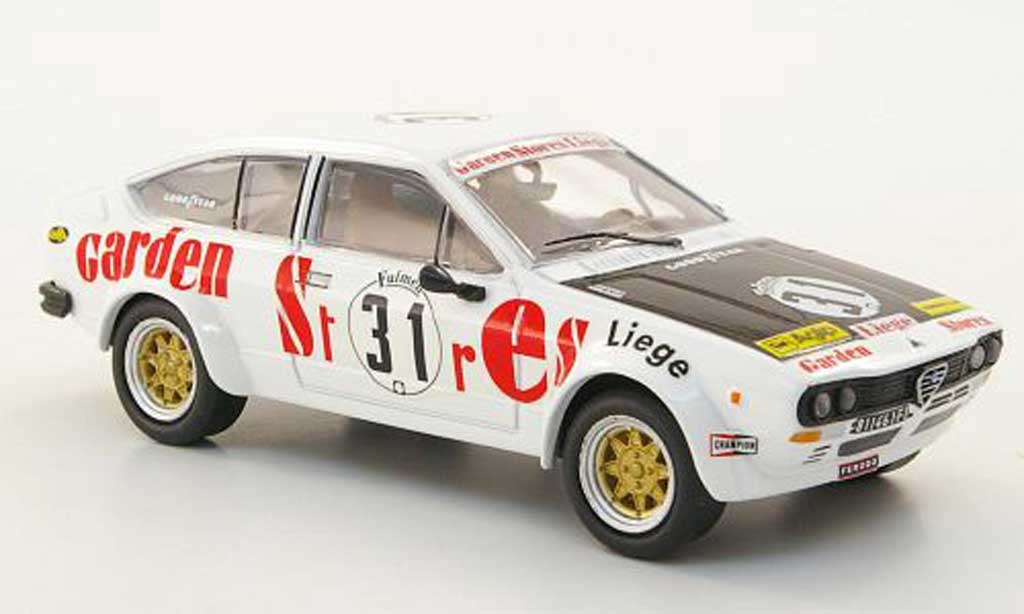 Alfa Romeo GT 2.0 1/43 M4 V 2.0 No.31 Garden Stores Spa 1976 modellino in miniatura