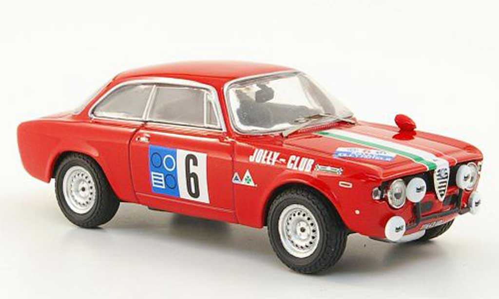 Alfa Romeo Giulia 1600 GTA 1/43 M4 1600 GTA No.6 Pergusa 1965 modellino in miniatura