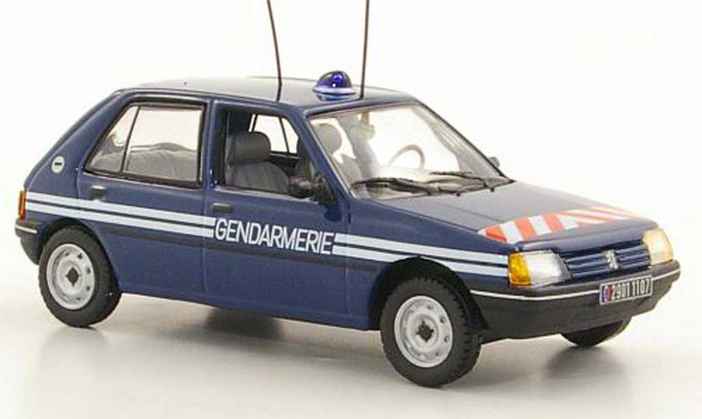 Peugeot 205 1/43 Norev Gendarmerie 5-portes 1988 modellino in miniatura