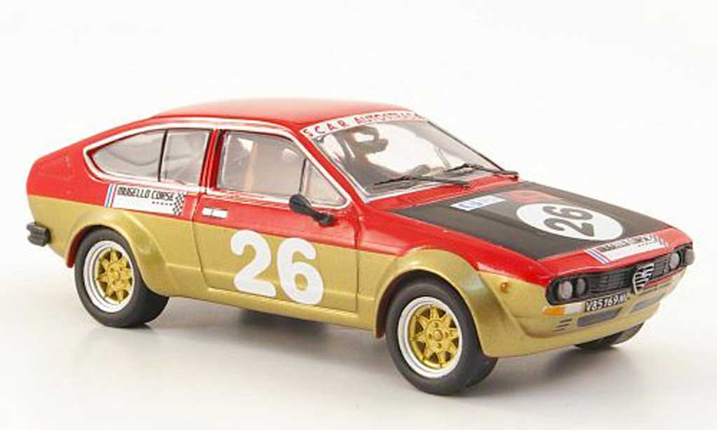 Alfa Romeo GT 2.0 1/43 M4 V 2.0 No.26 Belli/Ciardi Vallelunga 1976 modellino in miniatura