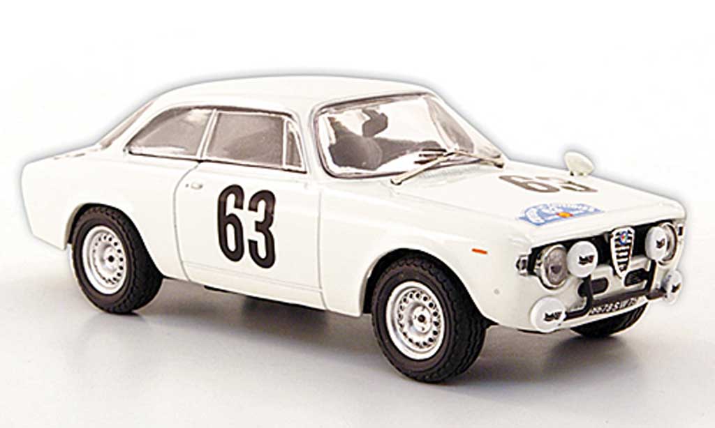 Alfa Romeo Giulia 1600 GTA 1/43 M4 1600 GTA No.63 Bianchi/VIC Ciriterium de Cevennes 1965 modellino in miniatura