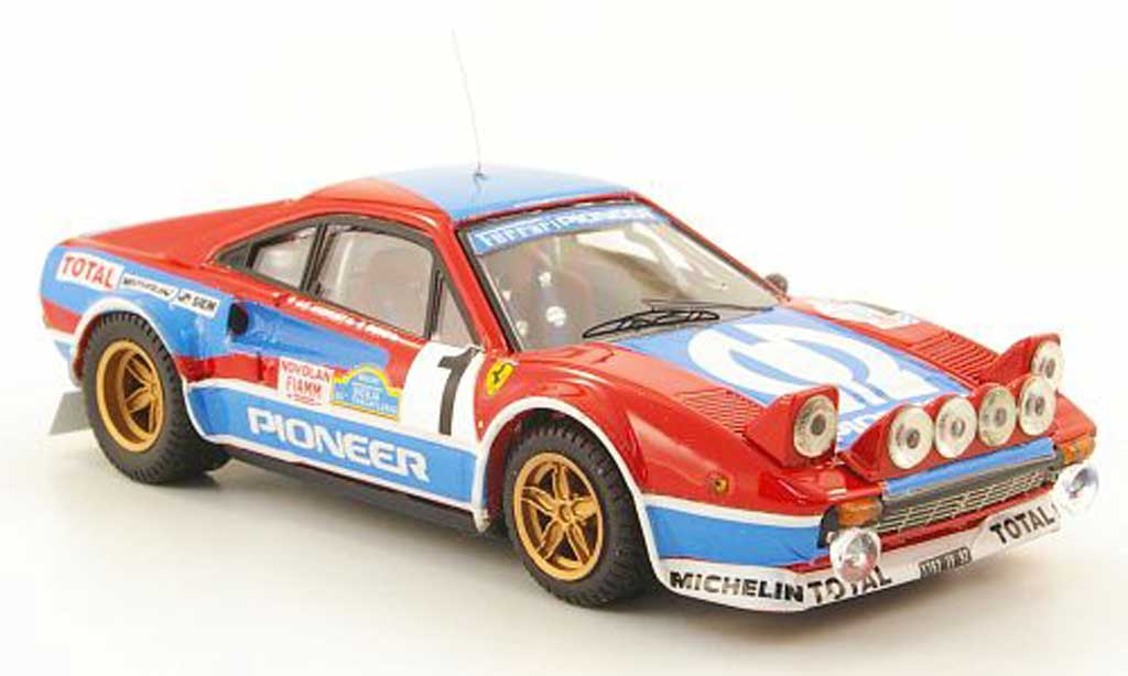 Ferrari 308 GTB 1/43 Best GTB Gr.4 No.1 Pioneer Targa Florio 1982 modellino in miniatura