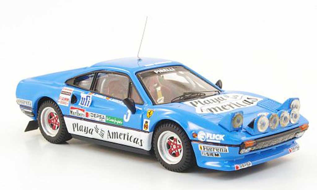 Ferrari 308 GTB 1/43 Best GTB No.3 Rally de Conte Ingles 1983 modellino in miniatura