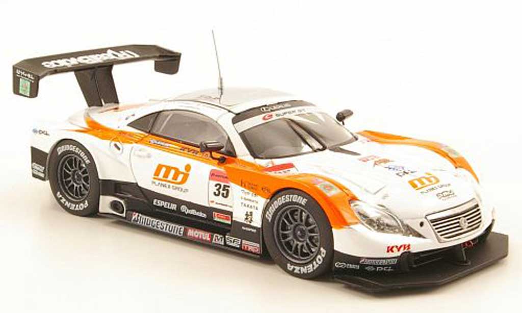 Lexus SC 430 1/43 Ebbro 430 No.35 MJ Kraft Super GT500 2010 modellino in miniatura