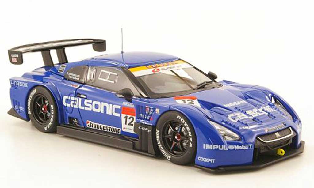 Nissan Skyline 1/43 Ebbro GT-R No.12 Calsonic Super GT500 Fuji 2010 modellino in miniatura