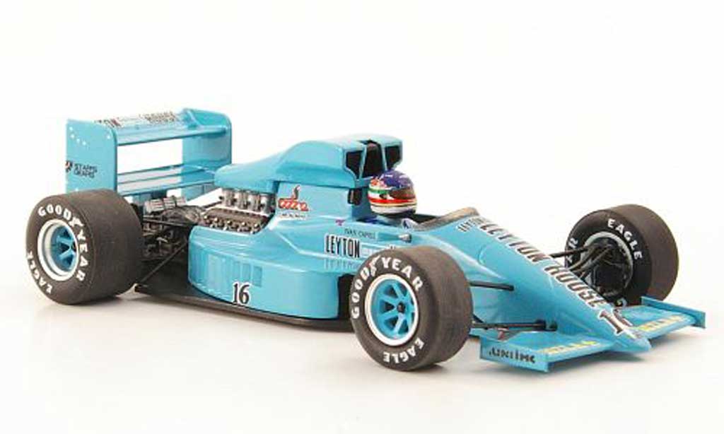 Leyton House 1987 1/43 Spark March 871 No.16 GP Belgien modellino in miniatura