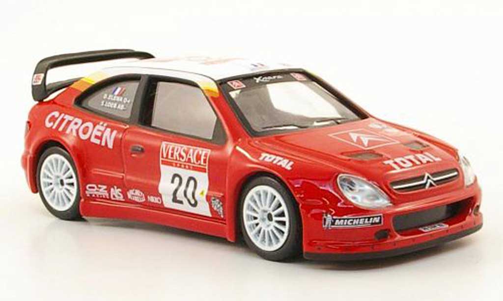 Citroen Xsara WRC 2001 1/43 Hachette WRC 2001 No.20 Total Rally San Remo modellino in miniatura