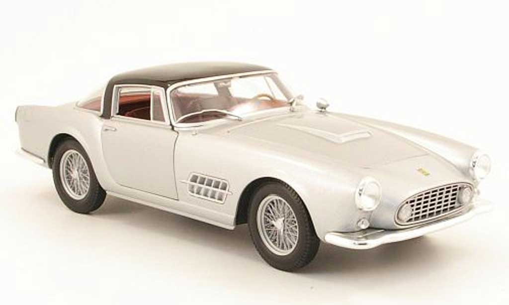 Ferrari 410 1/18 Hot Wheels superamerica grigio metallisee/nero modellino in miniatura