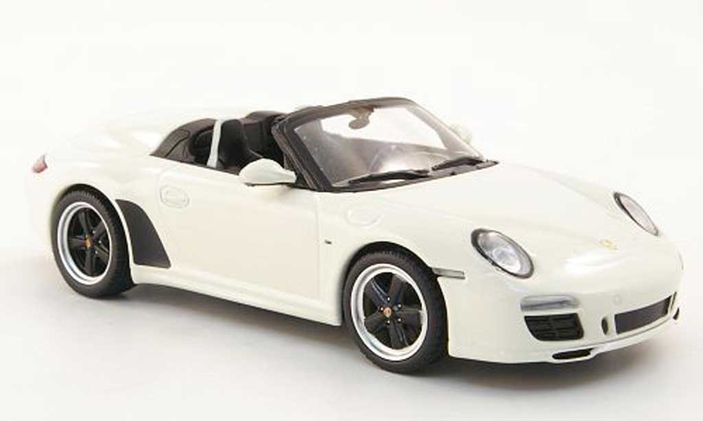 Porsche 997 S 1/43 Minichamps Speedster bianco 2011 modellino in miniatura