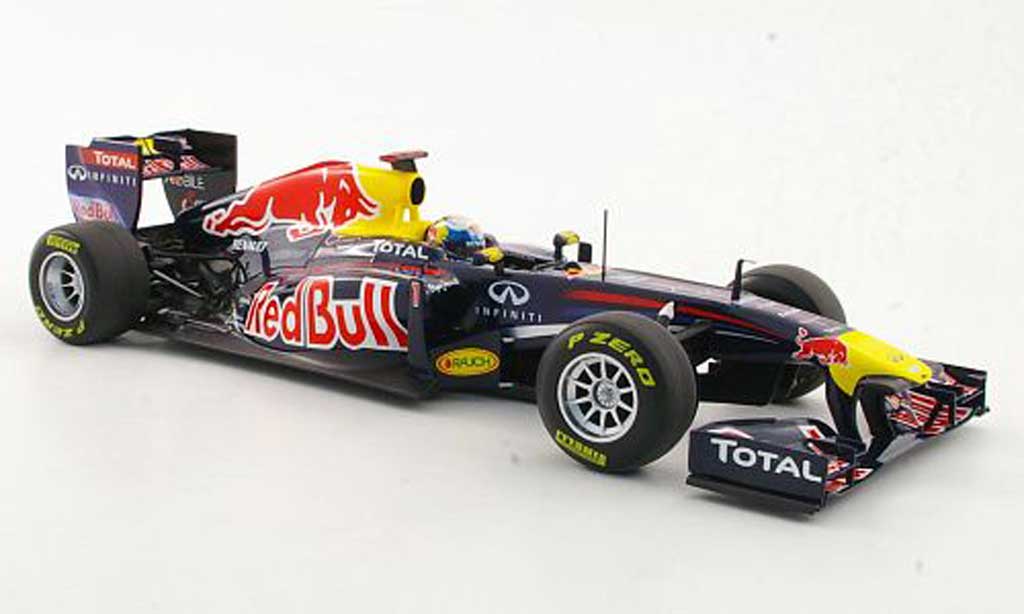 Renault F1 1/18 Minichamps rosso Bull RB7 No.1 S.Vettel -Saison 2011 modellino in miniatura