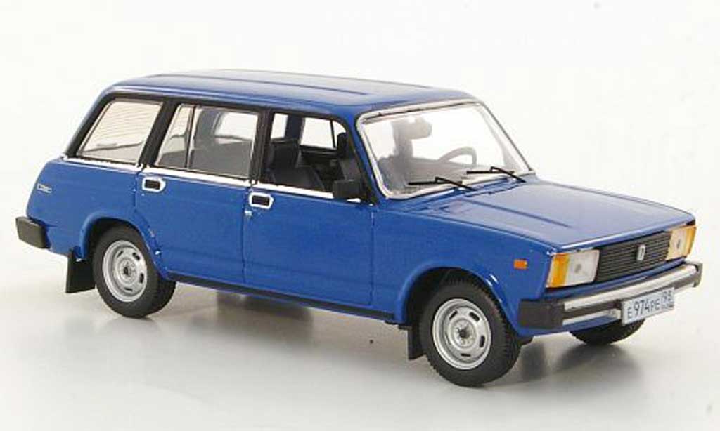 Lada Vaz 1/43 IST Models 2104 blu 1989 modellino in miniatura