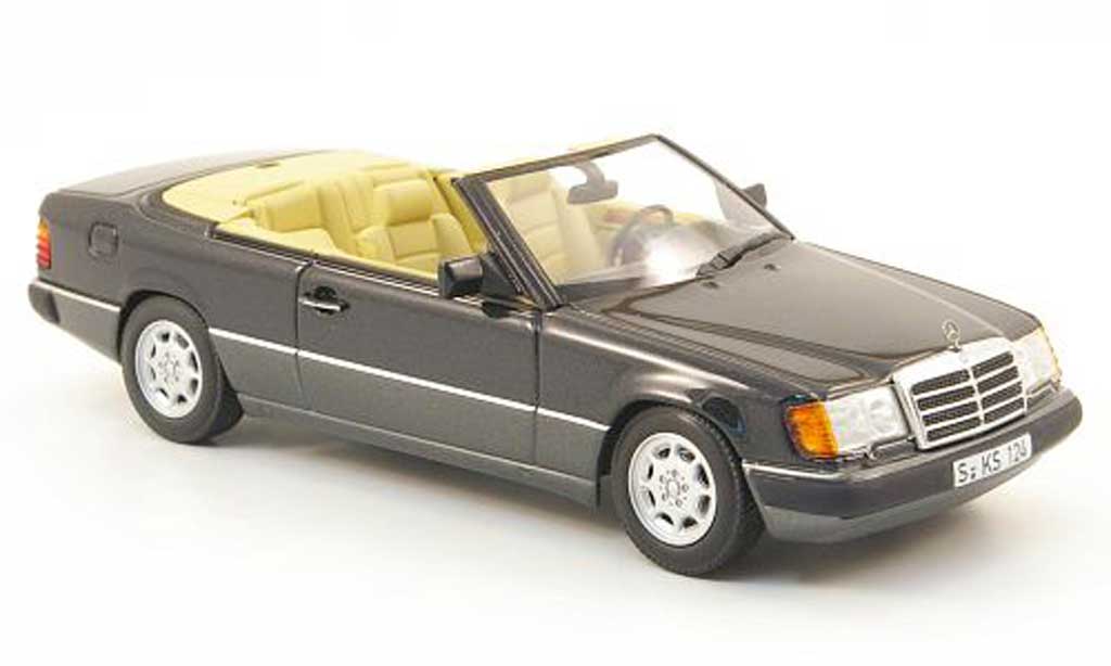Mercedes 300 CE 1/43 Minichamps CE Cabriolet (A124) blu/grigio modellino in miniatura