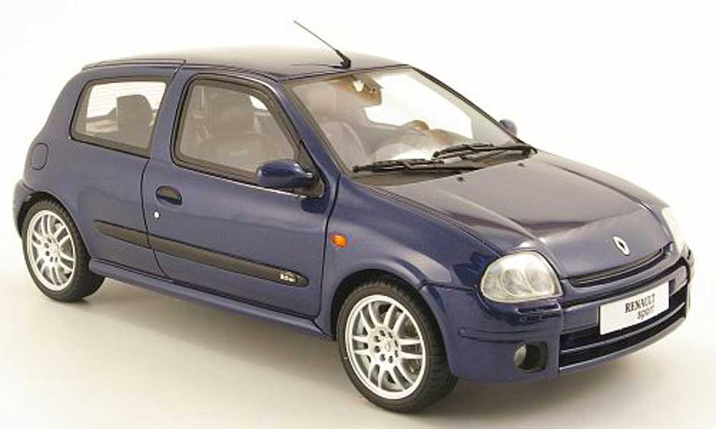 Renault Clio 2 RS 1/18 Ottomobile 2 RS phase 1 blu modellino in miniatura