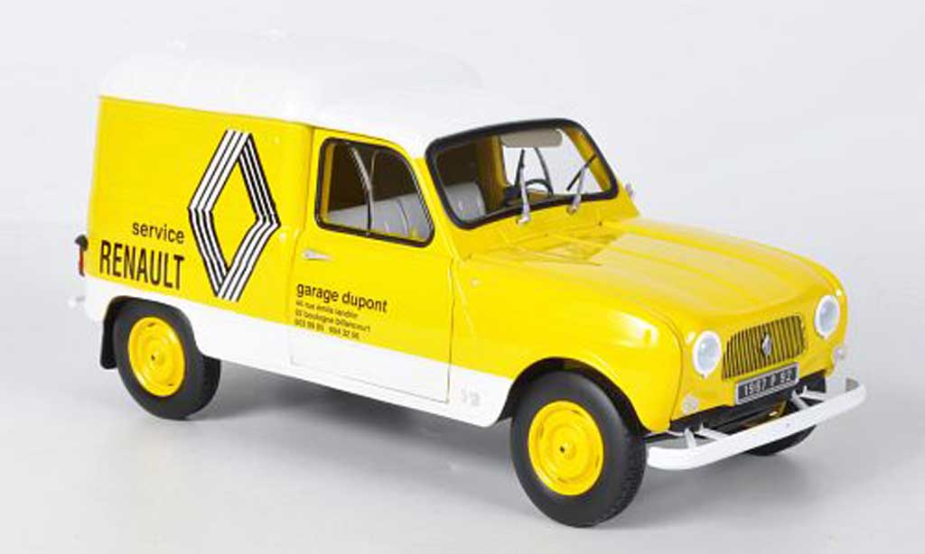 Renault 4 F4 1/18 Norev F Service 1972 modellino in miniatura