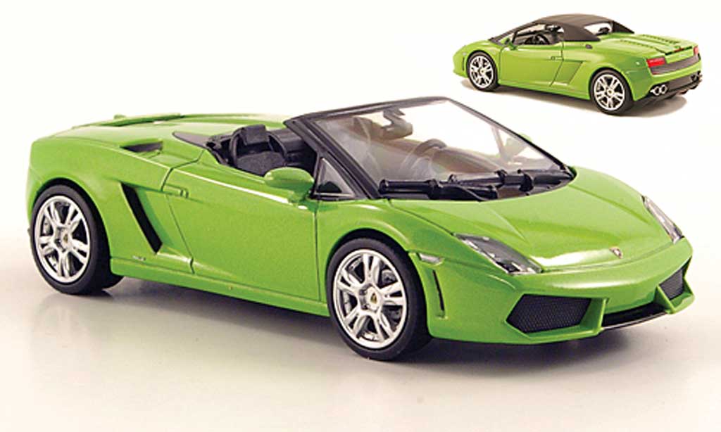 Lamborghini Gallardo LP560-4 LP560-4 1/43 Norev Spyder grun 2009 modellino in miniatura