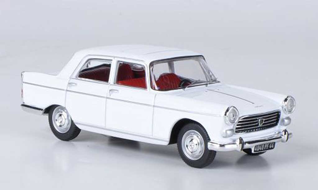 Peugeot 404 Berline 1/43 Norev Berline bianco 1965 modellino in miniatura