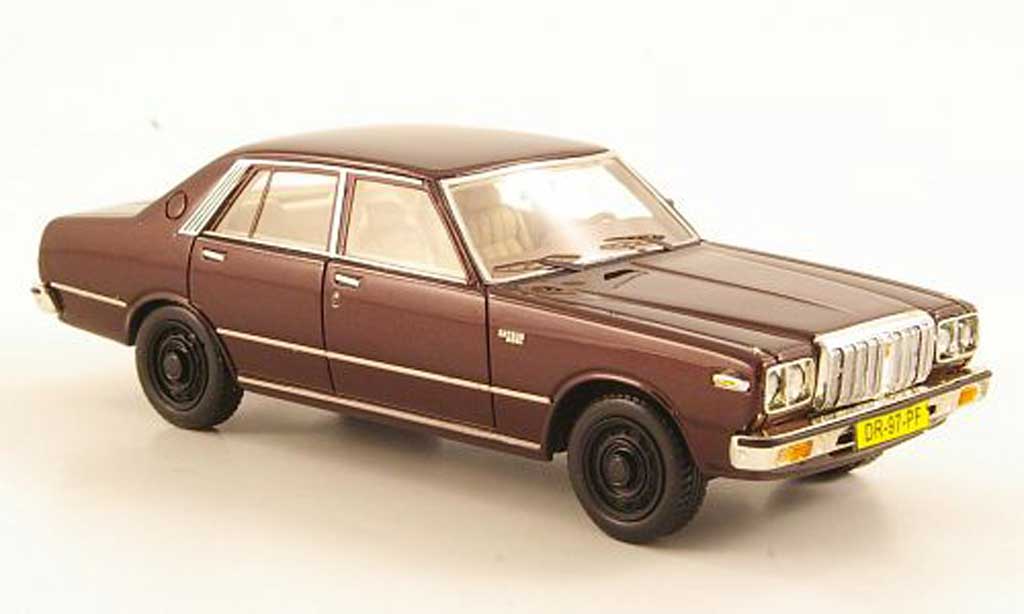 Datsun 200L 1/43 Neo Laurel (C230) marronee modellino in miniatura