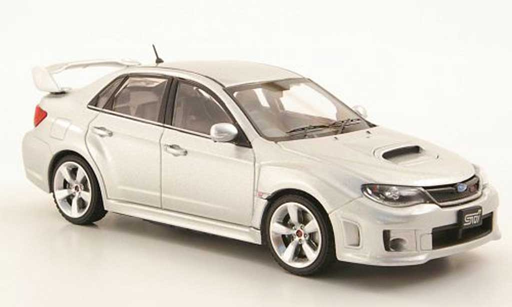 Subaru Impreza WRX 1/43 Ebbro WRX grigio 2010 modellino in miniatura