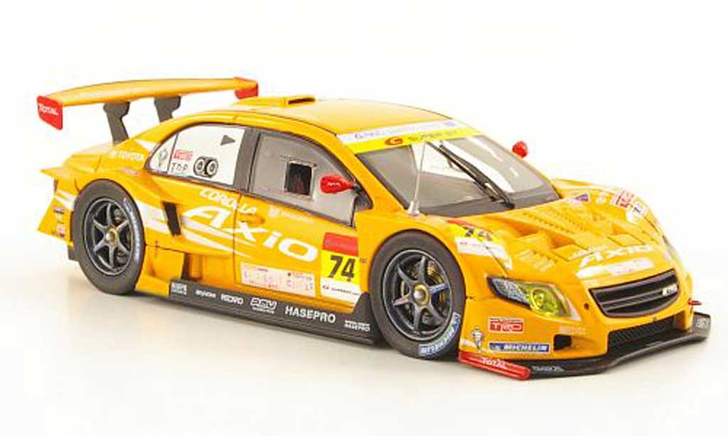 Toyota Corolla 1/43 Ebbro No.74 Axio Super GT300 2010 modellino in miniatura