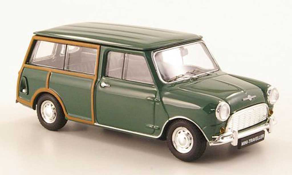 Austin Mini Morris 1/43 Ebbro Morris Morris Traveller grun RHD 1960 modellino in miniatura