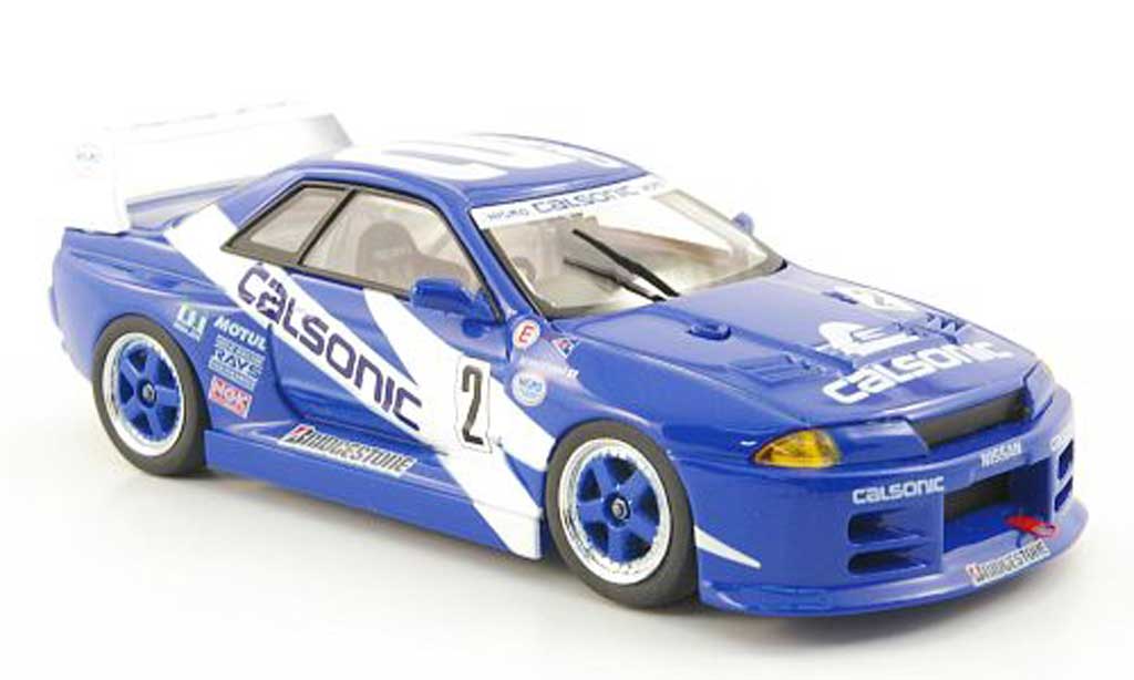 Nissan Skyline R32 1/43 Ebbro R32 GT-R No.2 Calsonic Fuji May 1993 modellino in miniatura