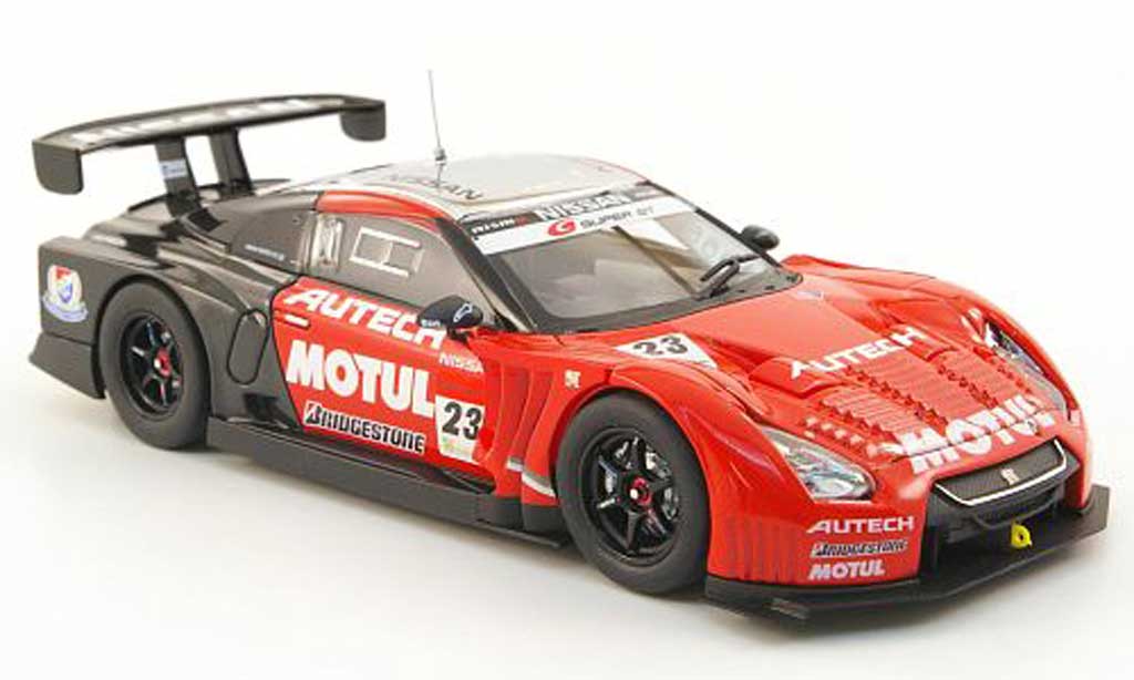 Nissan Skyline R35 1/43 Ebbro R35 GT-R No.23 Motul Autech Test Okayama 2011 modellino in miniatura