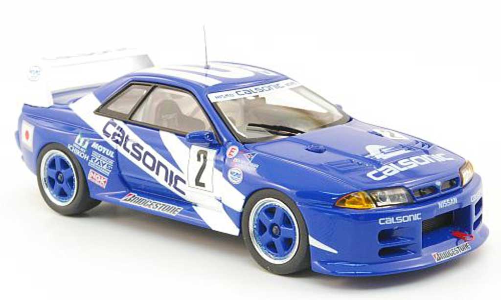 Nissan Skyline R32 1/43 Ebbro R32 GT-R No.2 Calsonic Suzuka 1993 modellino in miniatura
