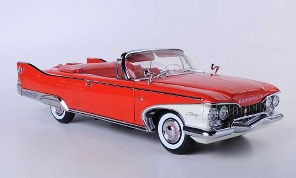 Plymouth Fury 1/18 Sun Star Convertibile rosso 1960 modellino in miniatura