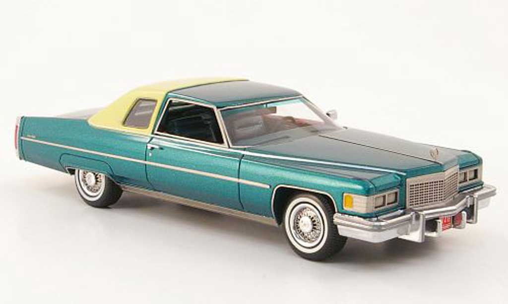 Cadillac Deville 1976 1/43 American Excellence 1976 Coupe grun/beige modellino in miniatura