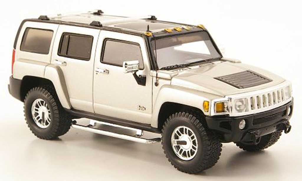 Hummer H3 1/43 Luxury Collectibles grigio 2006 modellino in miniatura