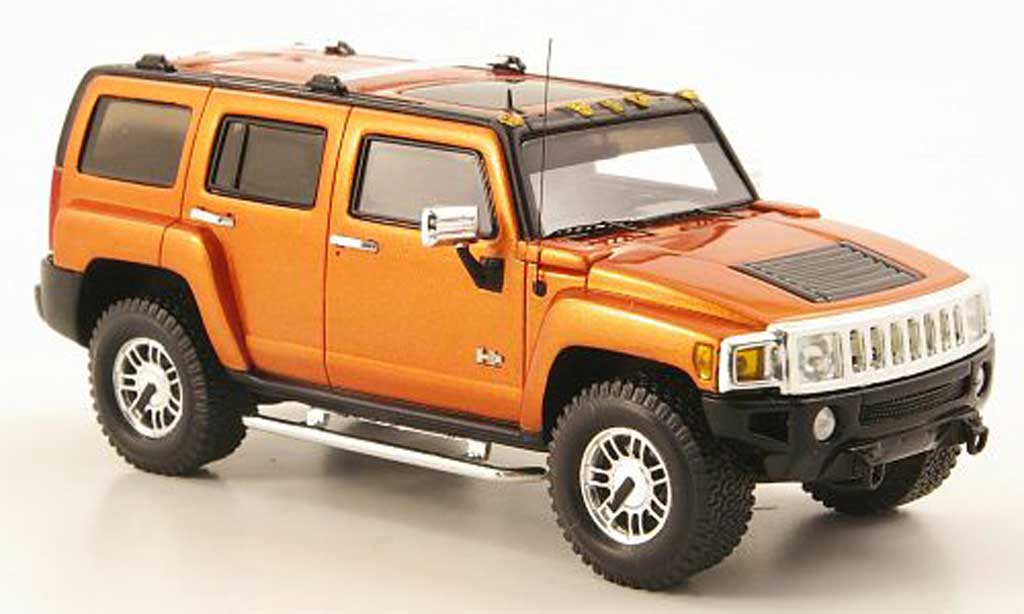 Hummer H3 1/43 Luxury Collectibles orange 2006 modellino in miniatura