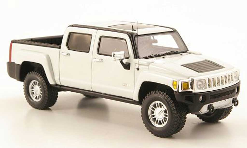 Hummer H3 1/43 Luxury Collectibles T bianco 2008 modellino in miniatura