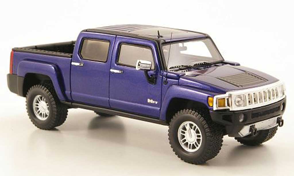 Hummer H3 1/43 Luxury Collectibles T blu 2008 modellino in miniatura