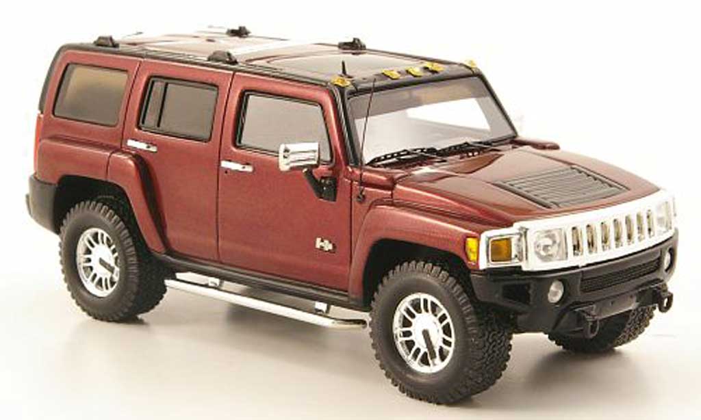 Hummer H3 1/43 Luxury Collectibles rosso 2006 modellino in miniatura