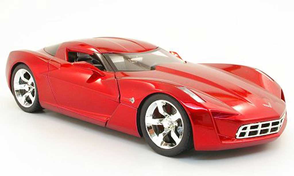 Chevrolet Corvette C6 1/18 Jada Toys C6 concept rosso modellino in miniatura