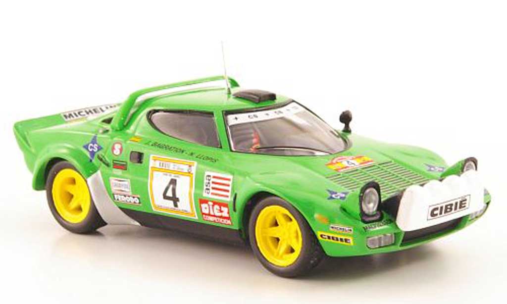 Lancia Stratos HF 1/43 Hachette HF No.4 Rally RACE 1979 modellino in miniatura