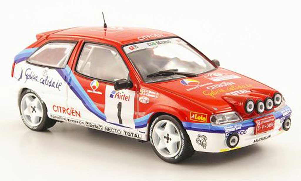 Citroen ZX Rallye 1996 1/43 Hachette Rallye 1996 16V No.1 Rally San Froilan modellino in miniatura