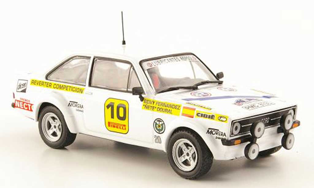 Ford Escort RS 1800 1/43 Hachette RS 1800 No.10 Rally Costa Brava 1977 modellino in miniatura