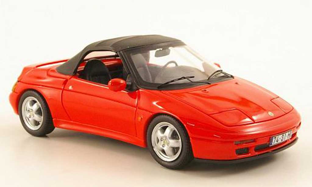 Lotus Elan 1/43 Premium X S2 (M100) rosso geschlossenes Verdeck 1994 modellino in miniatura