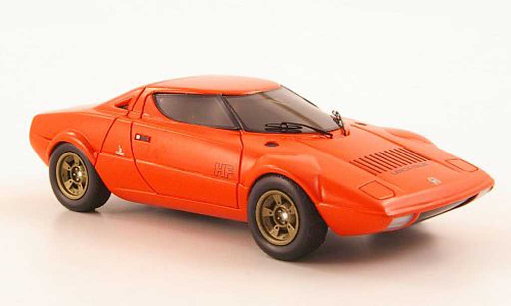 Lancia Stratos HF 1/43 Premium X HF rosso orange Autosalon Turin 1971 modellino in miniatura