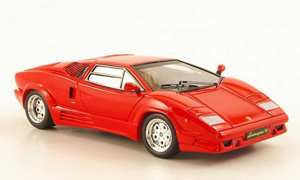 Lamborghini Countach 25th Anniversary 1/43 Premium X 25th Anniversary rosso 1989 modellino in miniatura
